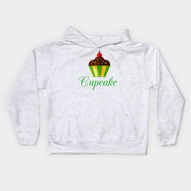 Cupcake Kids Hoodie by Courtney's Creations